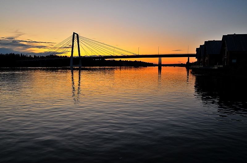 sundown bridge bro solnedgång 